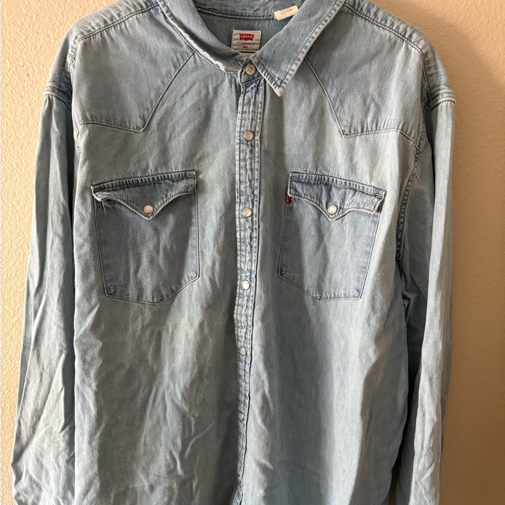 Levi's Classic Blue Denim Shirt